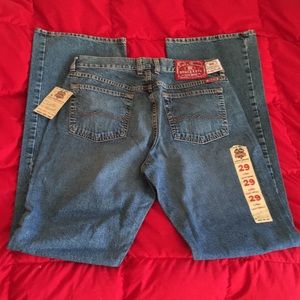 NWT Lucky Brand Long Lower Rise Flare Leg Made USA